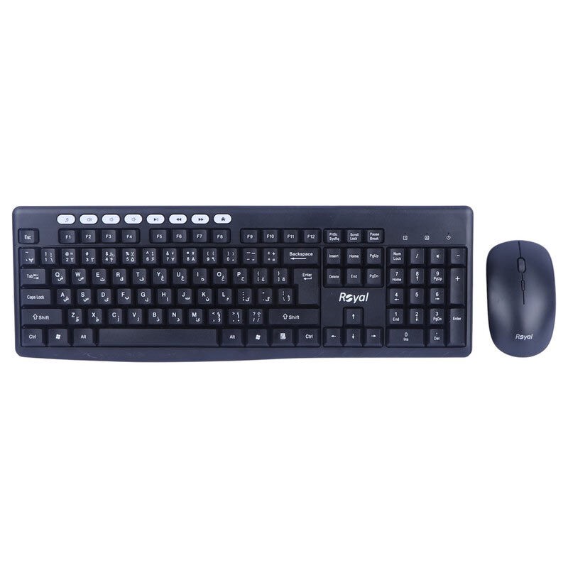 کیبورد و موس بی سیم رویال مدل Royal RKM-870