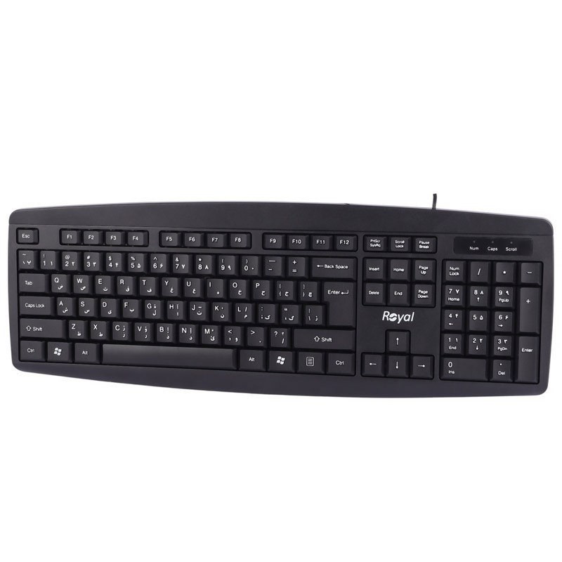 کیبورد سیم دار رویال مدل Royal RK-315
