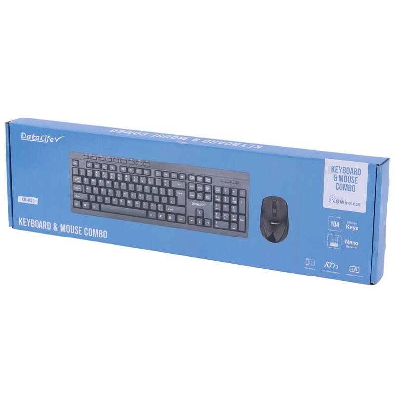 کیبورد و موس بی سیم دیتا لایف مدل Datalife KM-W23