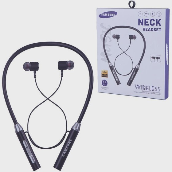 هندزفری گردنی Samsung NECK دورگردنی مگنتی بلوتوث 5.0 با صدای HD و بیس قوی مناسب ورزش، باشگاه و پیاده روی اقتصادی اقسا...