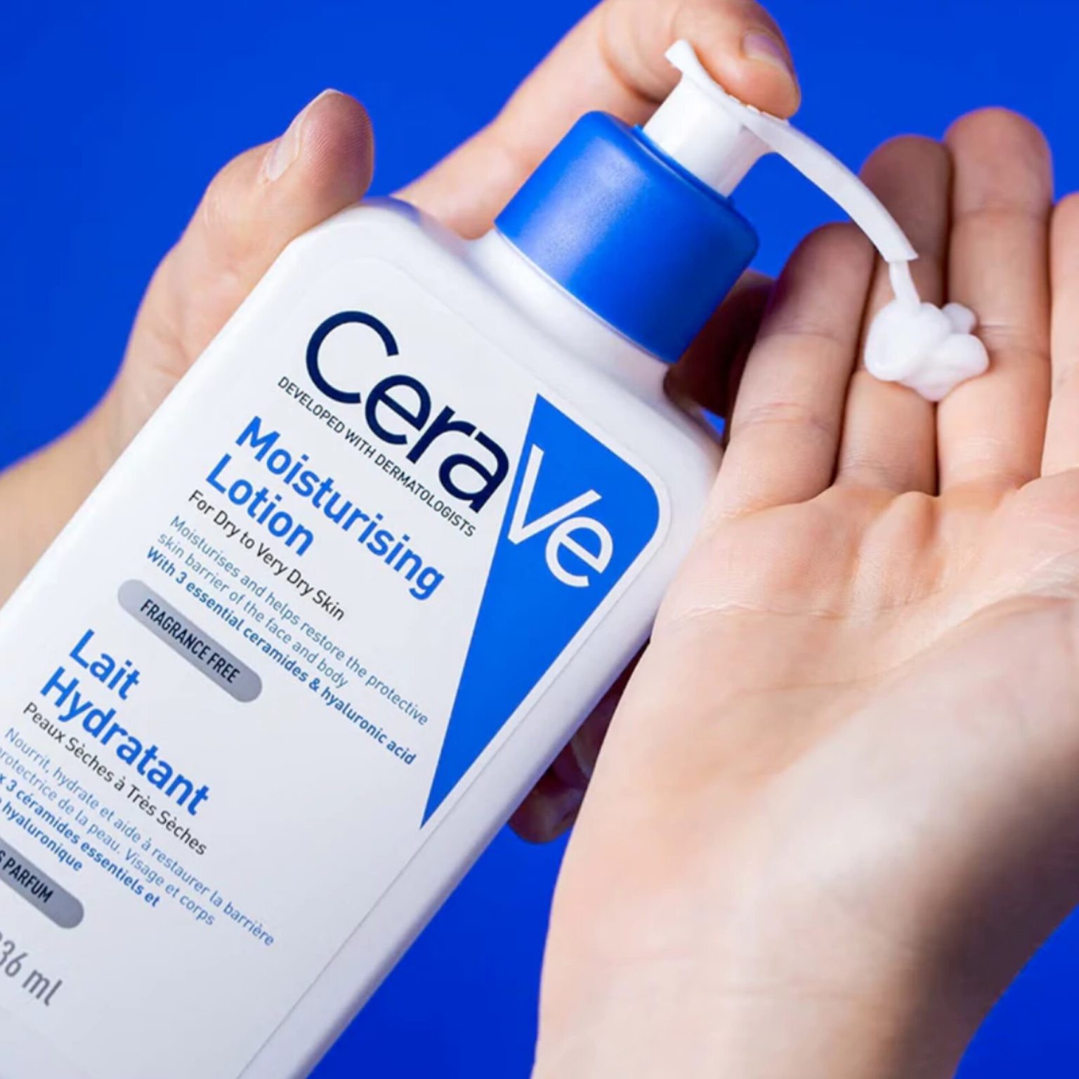 لوسیون سراوی صورت و بدن پوست خشک اصل Moisturising Lotion 473 236ml