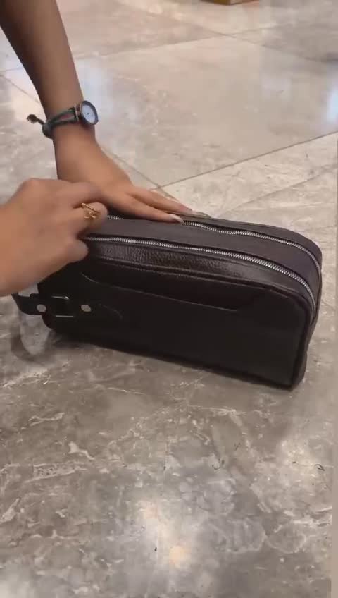 کیف دستی مردانه چرم طبیعی گاوی اسپرت با ضمانت 6 ماهه