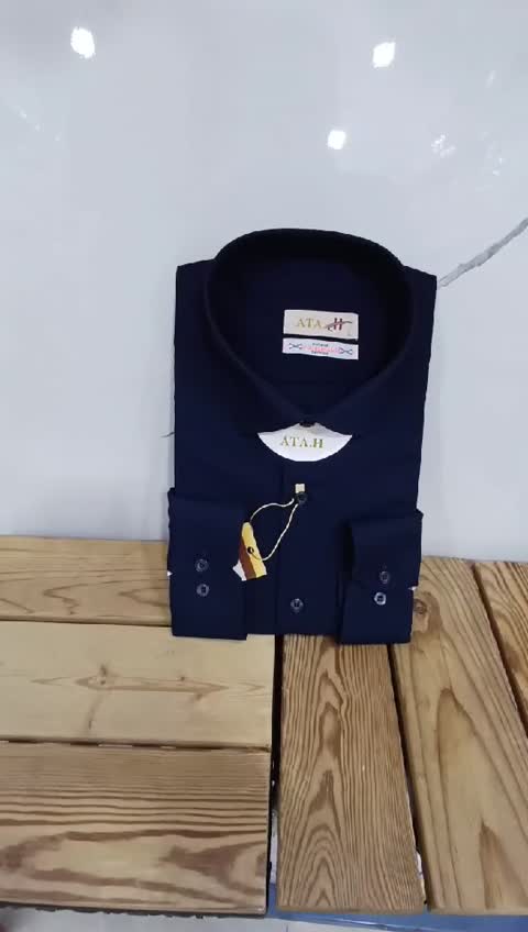 پیراهن مردانه سرمه ای تیره درجه یک 