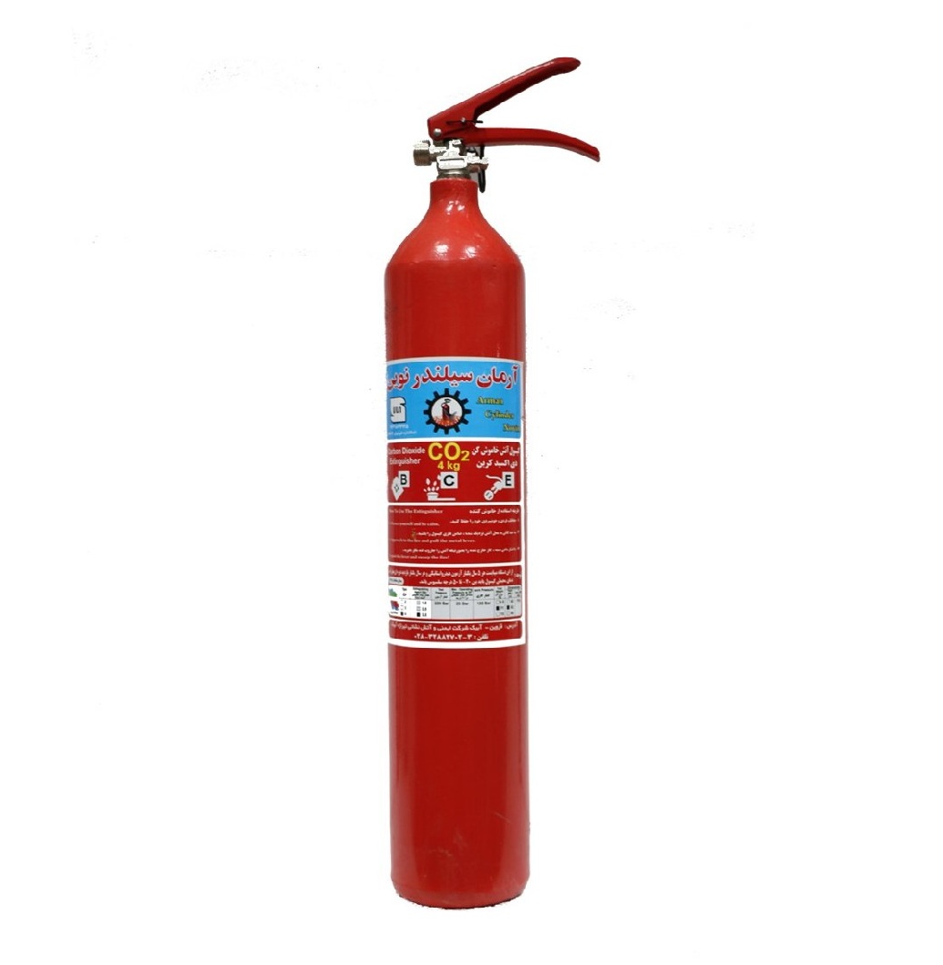 کپسول آتش نشانی 4 کیلویی CO2 آرمان سیلندر