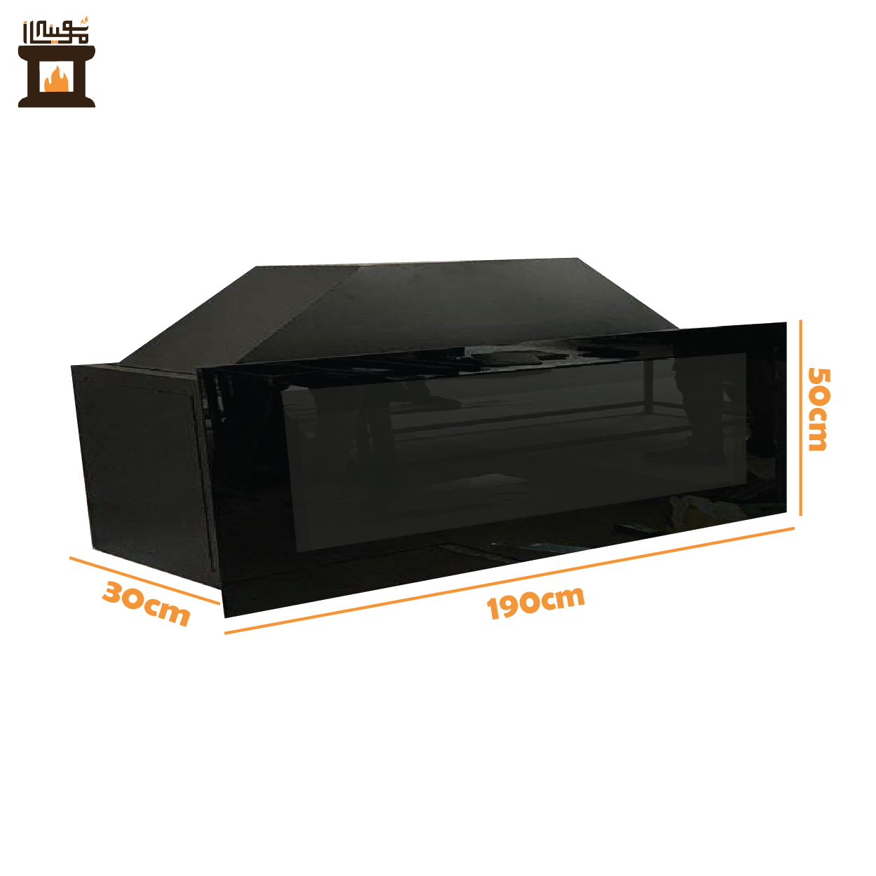 شومینه گازی طرح lcd-سایز190