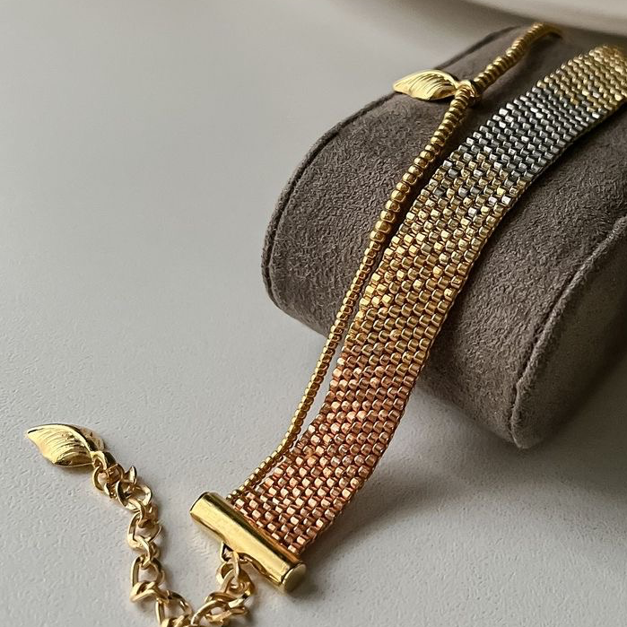 دستبند میوکی غروب طلایی