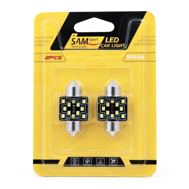 لامپ SMD فشنگی 12 تایی SAM بسته 2 عددی ( پس کرایه )