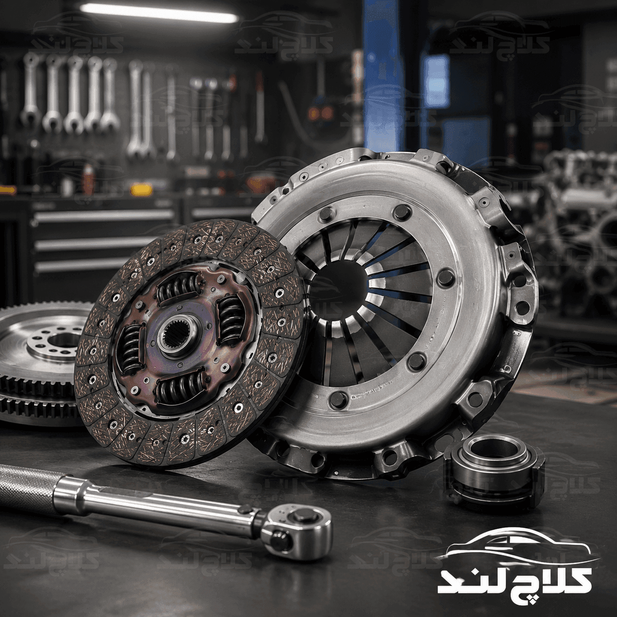 کیت کامل دیسک و صفحه کلاچ پژو 206 تیپ 5 کاسپین