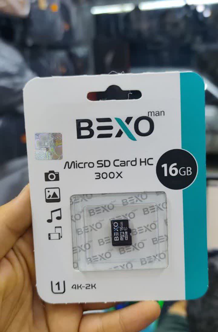 کارت حافظه MICRO SD ظرفیت 16 گیگابایتی BEXO مدل BFD16GMSD
