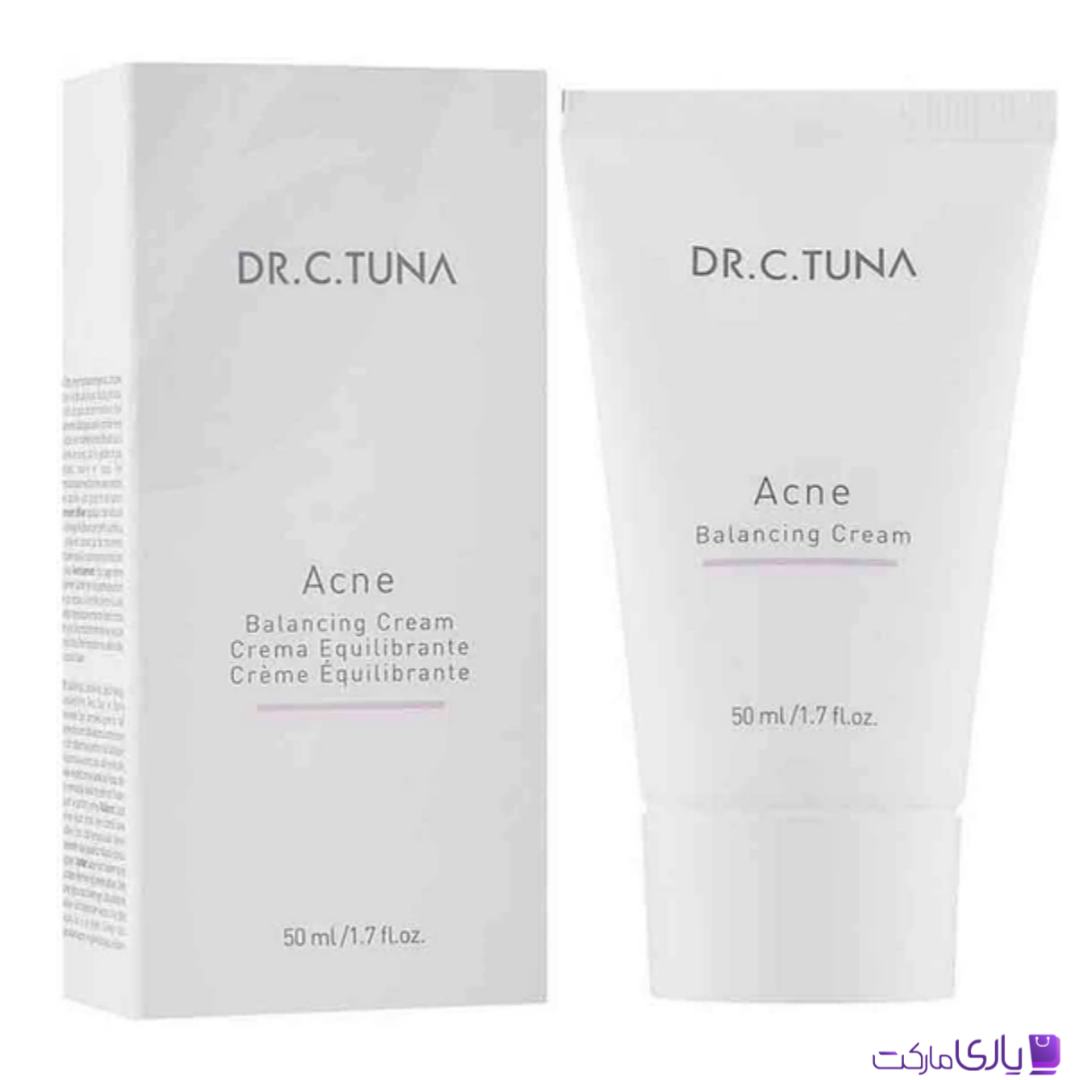 کرم متعادلکننده پوستهای مستعد آکنه دکتر سی تونا فارماسی مدل Acne حجم 50 میل