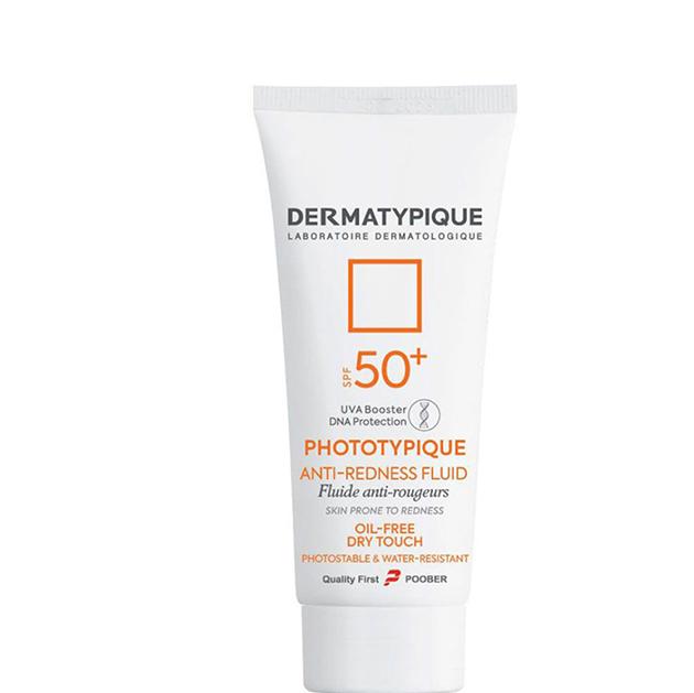 فلوئید ضد آفتاب درماتیپیک مناسب پوست قرمز و حساس مدل Phototypique با SPF+50