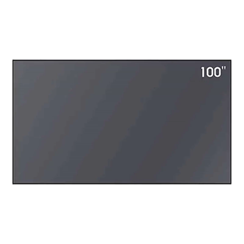 پرده مینی ویدئو پروژکتور 100 اینچی خاکستری + فیلم محصول