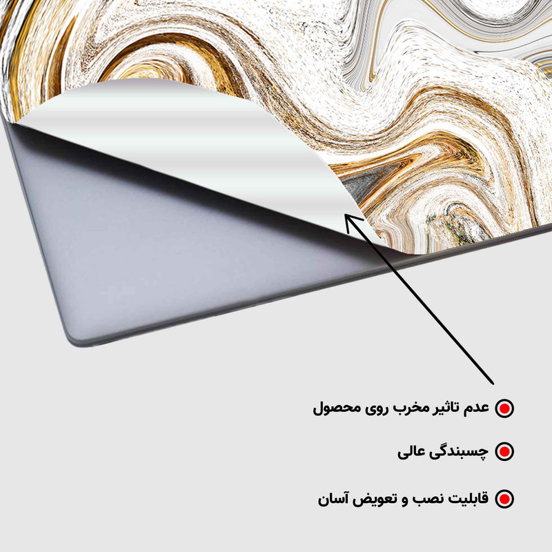 استیکر لپ تاپ طرح paint canvas 1 کد c-725مناسب برای لپ تاپ 15.6 اینچ