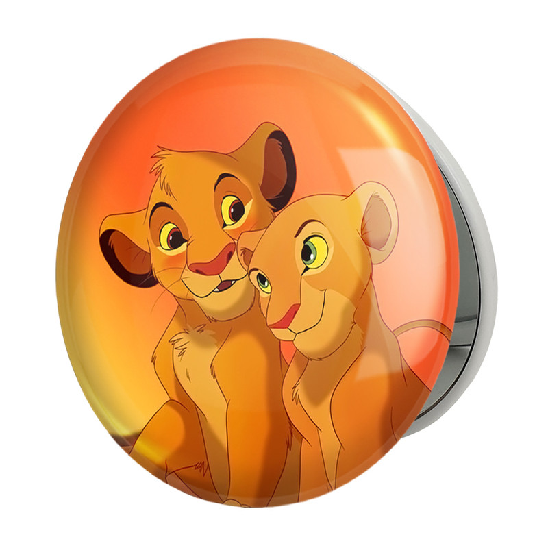 آینه جیبی خندالو طرح شیرشاه Lion King مدل تاشو کد 10702 – با بهترین کیفیت
