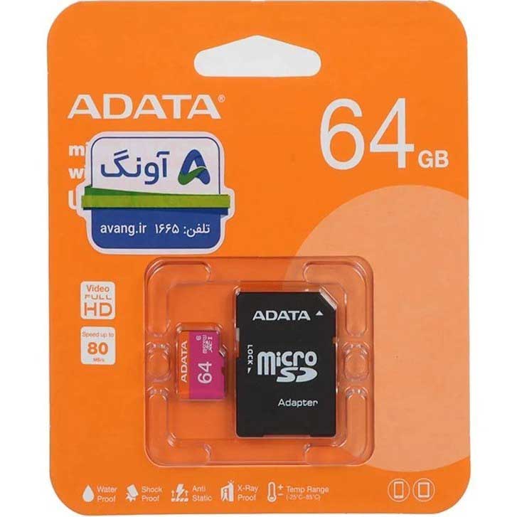 رم میکرو 64 ای دیتا Premier U1 C10 80MB