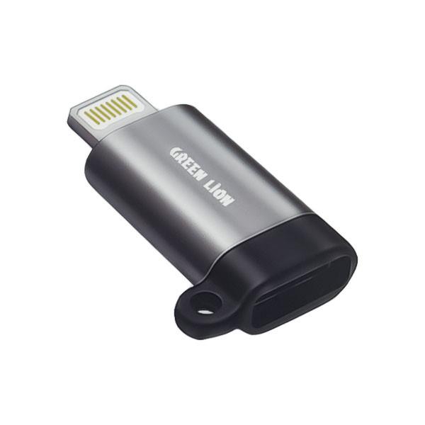 تبدیل دیتا و شارژ TYPE-C-->Lightning برند GreenLion