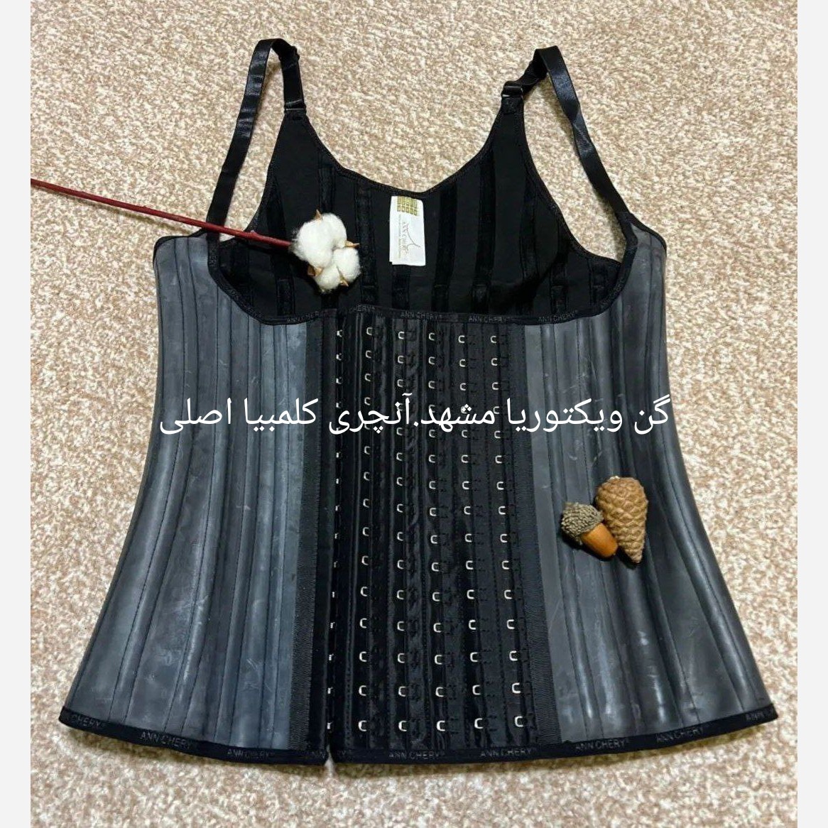 گن ساعت شنی مدل تاپی زنانه 25 فنر 6 قزن مارک آنچری رنگ مشکی اورجینال
