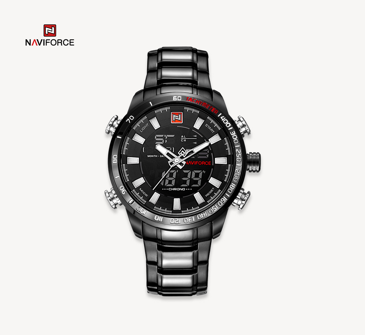 ساعت مچی مردانه نیوی فورس مدل Naviforce 9093 مشکی