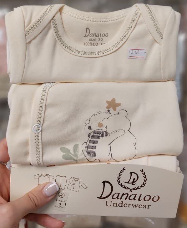 سه تیکه نوزادی طرح خرس دانالو Danaloo