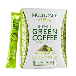 قهوه سبز فوری 30 عددی مولتی کافه مخصوص کاهش وزن