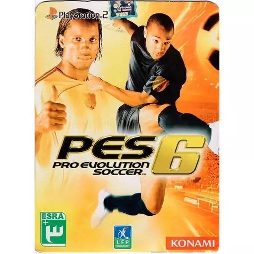 بازی پلی استیشن 2 پس 6 (Pes 6 pro evolution soccer)