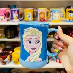  ماگ دیزنی السا برجسته اورجینال Frozen Elsa