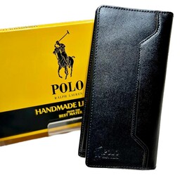 کیف پول پالتویی مردانه  polo (چرم طبیعی)