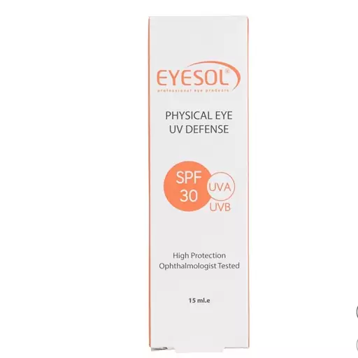 کرم ضد آفتاب دور چشم Spf30حجم 15میل آیسول انقضا 1406