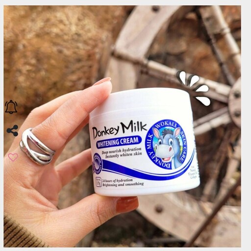 کرم و آبرسان سفید کننده مرطوب کننده شیرالاغ اصلdonkey milk