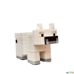 لگو ماین کرافت از سری مجموعه های حیوانات تکی پارت یک سفید رنگ وارداتی تقریبا 20 قطعه ابعاد 6 در 3 سانت ساخته شده 