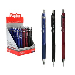 مداد نوکی پنتر (Panter)،بدنه فلزی، مدل کلاسیک (Classic)، 0.5 میلی متر، سه نظام فلز، مداد رسم، در سه رنگ مختلف