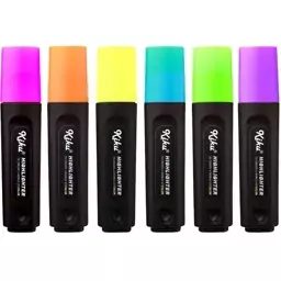 ماژیک علامت گذار کیکو (Kiku)، در شش رنگ، هایلایت، هایلایتر، علامتگذار، Highlighter 