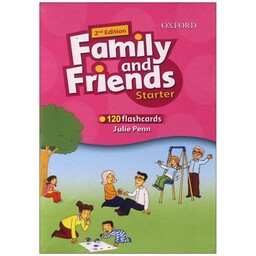 فلش کارت American Family and Friends Starter ،2nd Edition(فمیلی اند فرندز استارتر ویرایش دوم)، زبان انگلیسی ، Flash Card