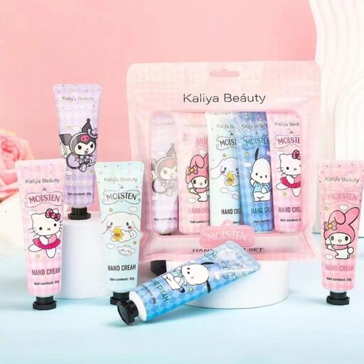 کرم دست مرطوب کننده کرم آبرسان فانتزی وارداتی Kaliya Beauty کالیا بیوتی 5طرح فانتزی 