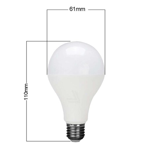 لامپ حبابی SMD  فوق کمصرف رنگی انبه ای  7وات LED BULB COLOR E27