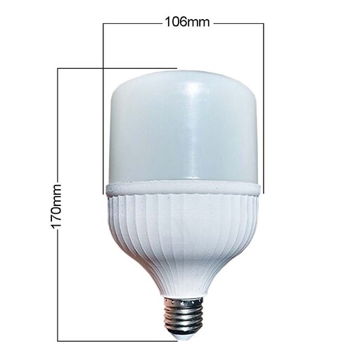 لامپ حبابی استوانه ای SMD  فوق کمصرف رنگی صورتی 30وات LED BULB COLOR E27