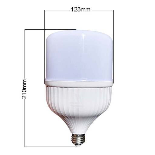 لامپ حبابی استوانه ای SMD  فوق کمصرف رنگی سبز  40 وات LED BULB COLOR E27