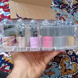 لاک ناخنnail polish در24رنگ زیبا