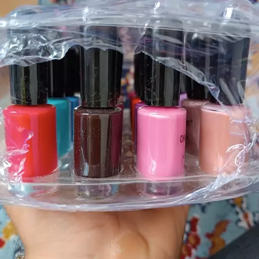 لاک ناخنnail polish در24رنگ زیبا