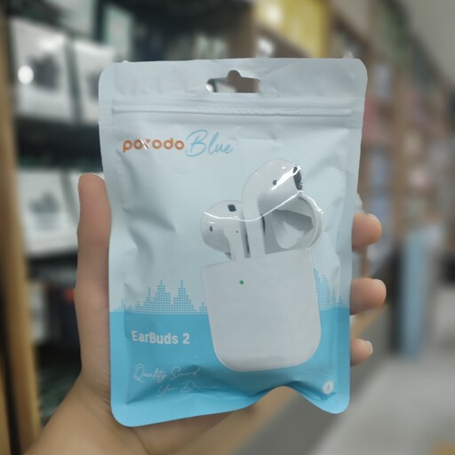 ایرپاد اورجینال برند پورودو بلو سری 3 PORODO BLUE EARBUDS 2