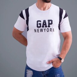 تیشرت سفید مردانه  مدل GAP Newyork(تنخور عالی)