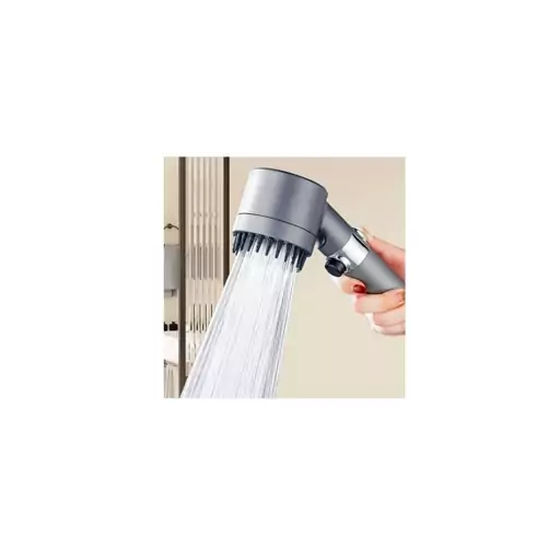 سردوش حمام 4 حالته سیلیکونی افزایش فشار آبTurbocharged Shower Head