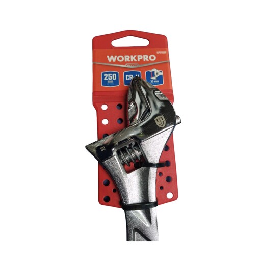 آچار فرانسه WORKPRO سایز 10 اینچ، سفارش و طراحی آمریکا، درجه 1