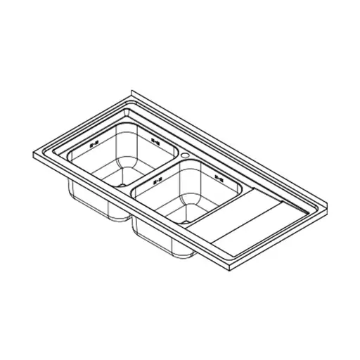 سینک ظرفشویی استیل کن مدل 9152s-L