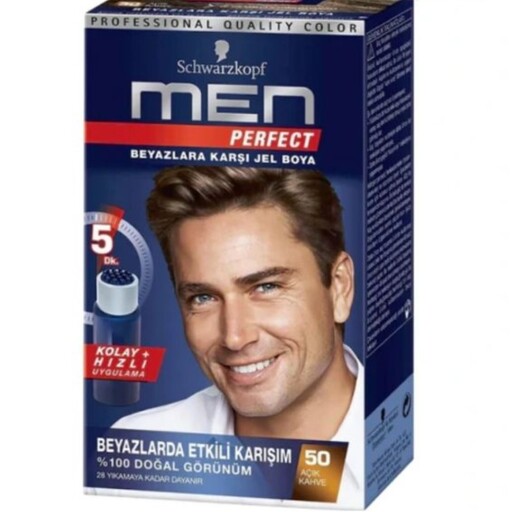 کیت رنگ موی مردانه پیگاویوا قهوه ای روشن Piegaviva Men Color Treatment LIght Brown