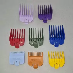 شانه ماشین اصلاح وال 8تایی رنگی WAHL comb