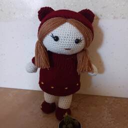 عروسک دختر نار گل دستباف