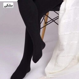 جوراب شلواری مشکی ورنگی زنانه پنتی تراکم بالا فری تا46
