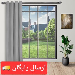 پرده کتان پرده هازان بریلنت با دوخت پانچ در رنگ بندی کامل و ارتفاع دلخواه (قیمت هر متر)