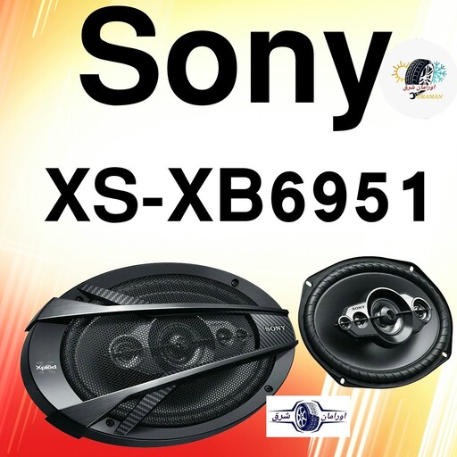 بلندگو بیضی 6 در 9 سونی Sony XS-XB6951 اصلی 650 وات